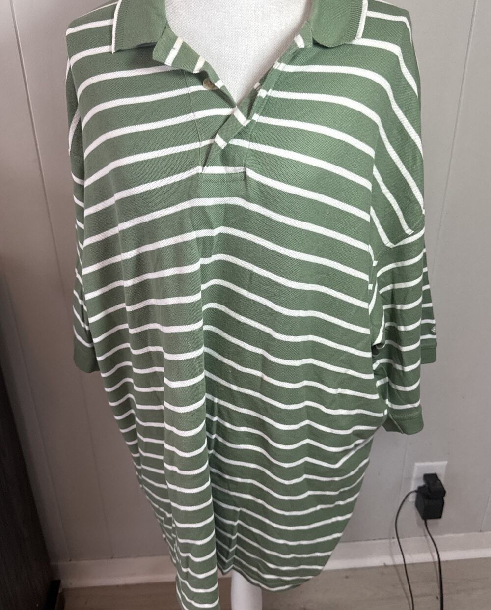 Columbia Sportswear Company Short Sleeve Polo Shirt Mens 2XL Vintage Green BB2